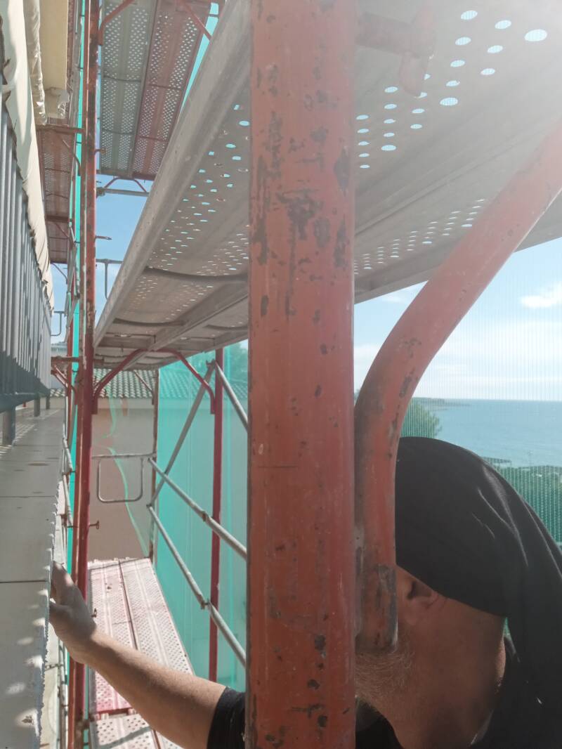 Con, o sin andamios!!