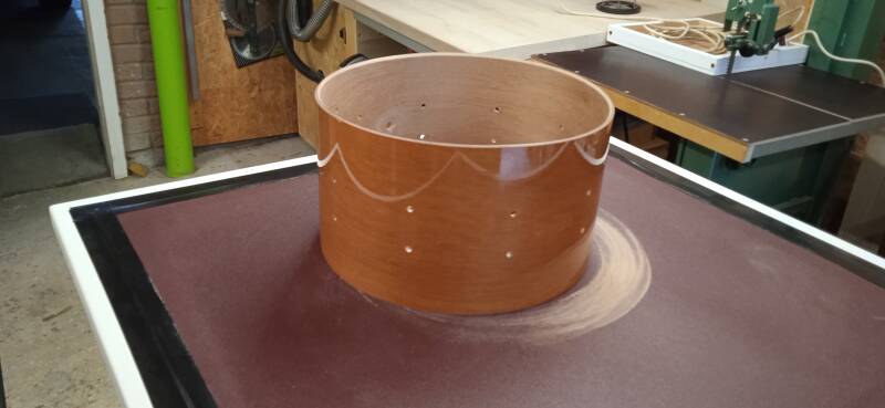 Jetzt wird erst mal wieder ordentlich plan geschliffen...