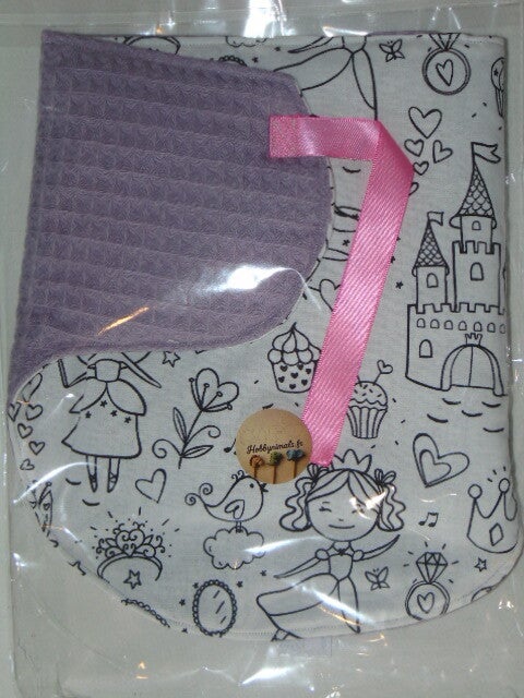 Couverture Princesse a Colorier pour hobby horse - hobby zèbre - hobby Dino -hobby girafe