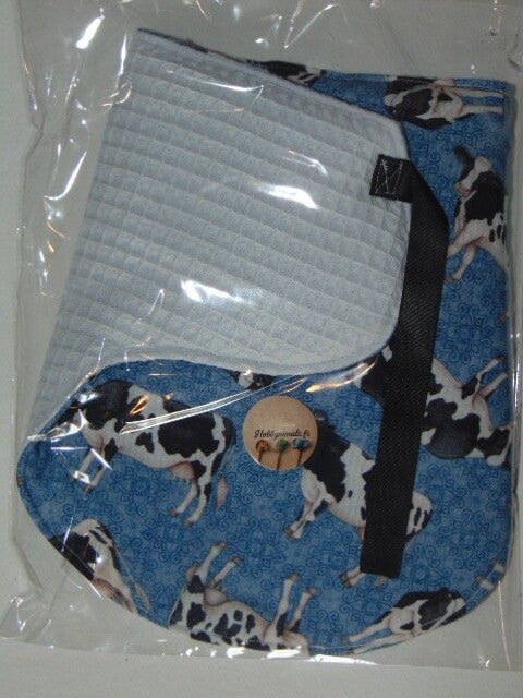 Couverture Vache l.n. pour hobby horse - hobby zèbre - hobby Dino -hobby girafe