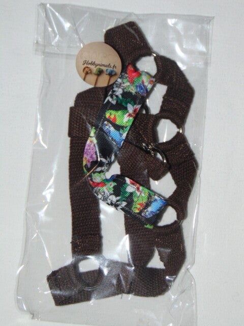 Licol Hobby Horse Marron Motif Inséparable