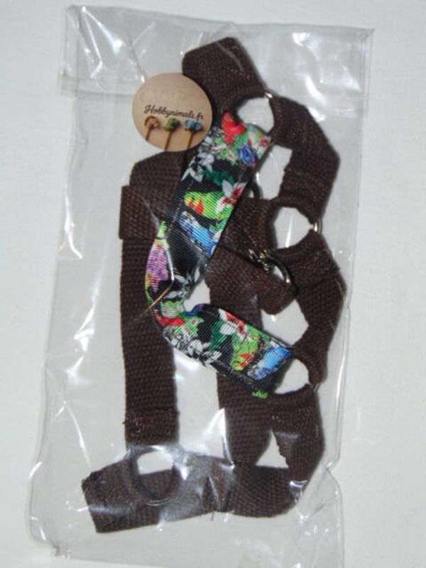 Licol Hobby Horse Marron Motif Inséparable