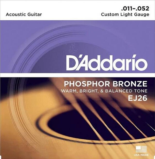 D'Addario EJ26 Phosphor Bronze Custom Light Akoestische Western Gitaar Snarenset