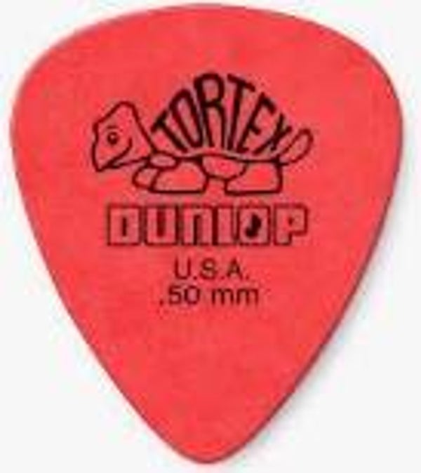 Plectrum Dunlop Tortex .50 mm (Red)