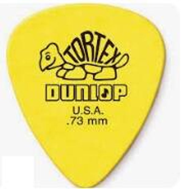 Plectrum Dunlop Tortex .73 mm (Geel)