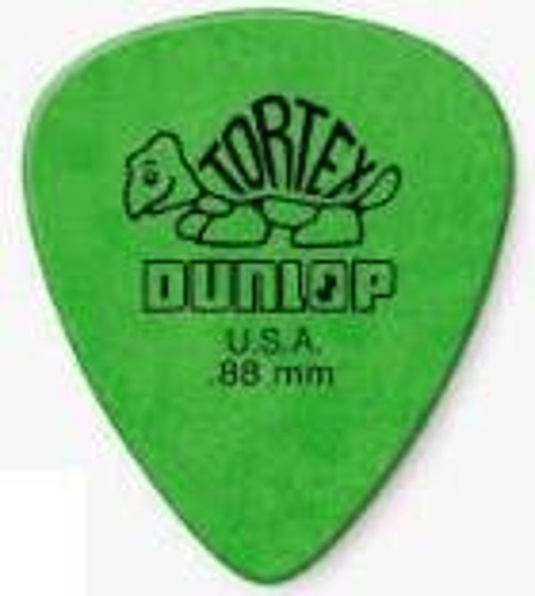 Plectrum Dunlop Tortex .88 mm (Green)