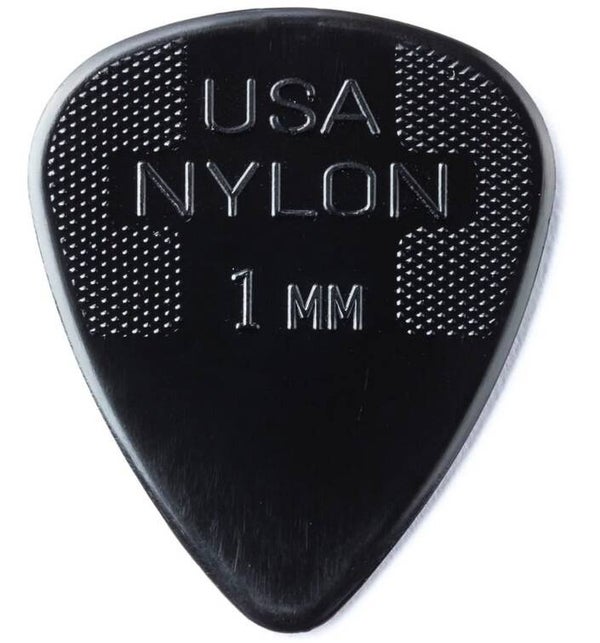Plectrum Dunlop USA Nylon 1 mm (Zwart)