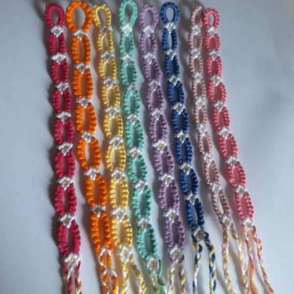 100% katoenen handgemaakte armband #020