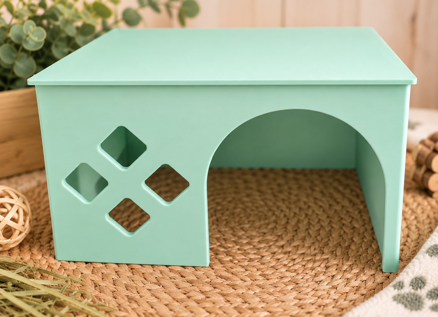 Cabane pour cochon d’Inde en impression 3D