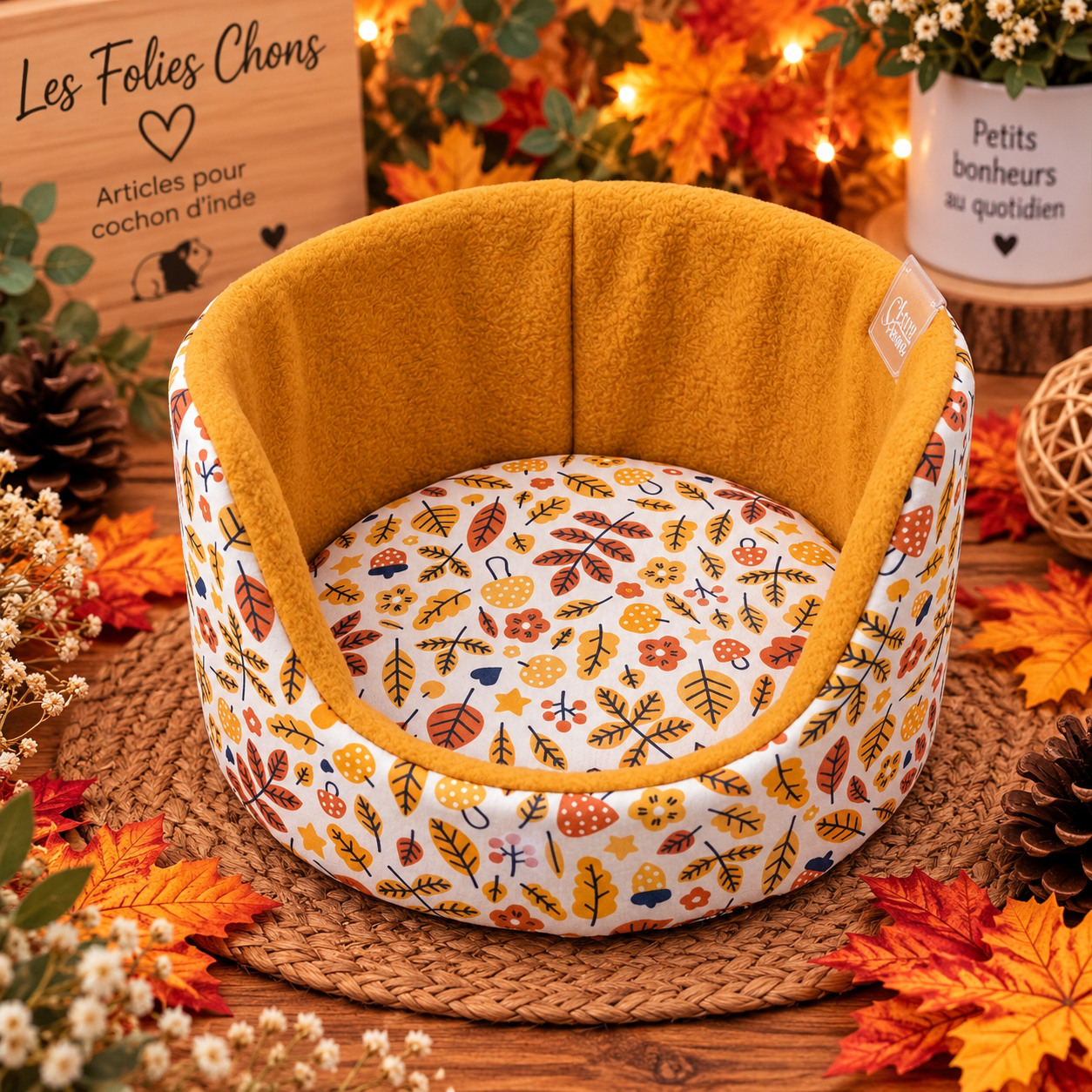 Dodo panier pour cochon d’Inde – Collection Automne