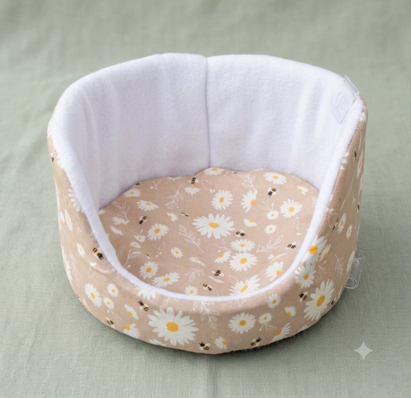 Panier - lit - dodo pour Cochon d'inde - Abeille beige