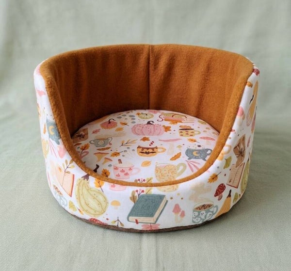 Panier - lit - dodo pour Cochon d'inde - Automne citrouille