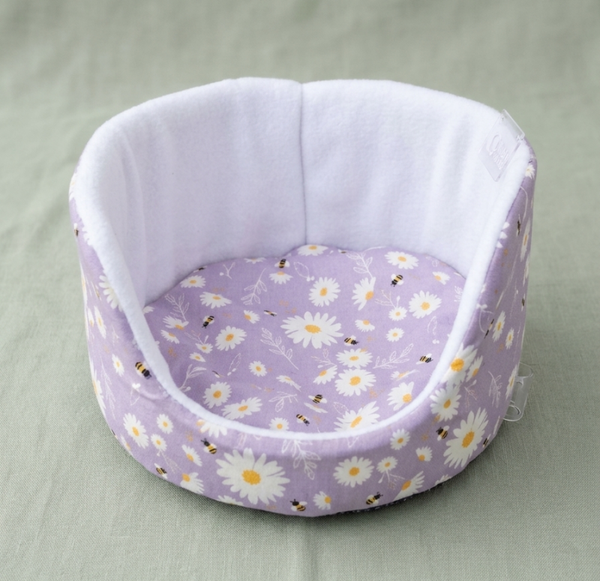 Panier - lit - dodo pour Cochon d'inde - Abeille vert d'eau