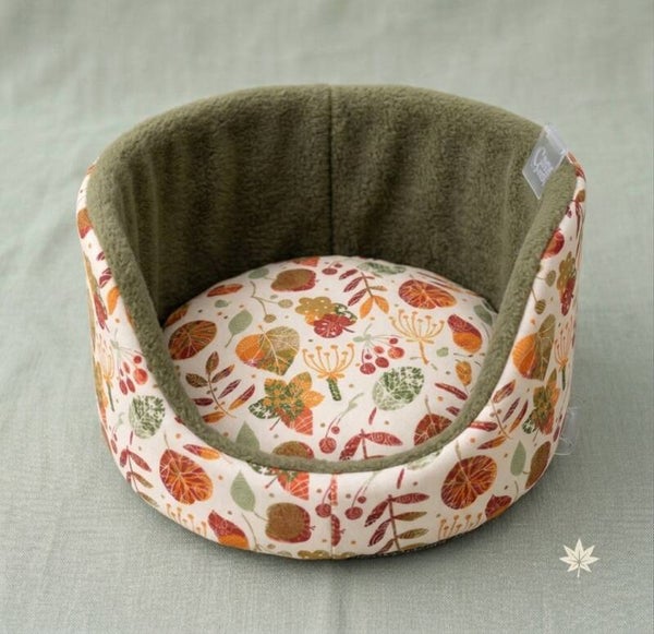 Panier - lit - dodo pour Cochon d'inde - Automne kaki