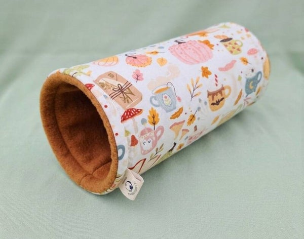 Tunnel - Cachette pour cochon d'inde - Automne citrouille