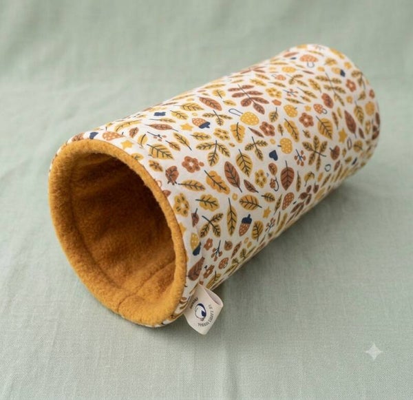 Tunnel - Cachette pour cochon d'inde - Automne Feuille Champignon