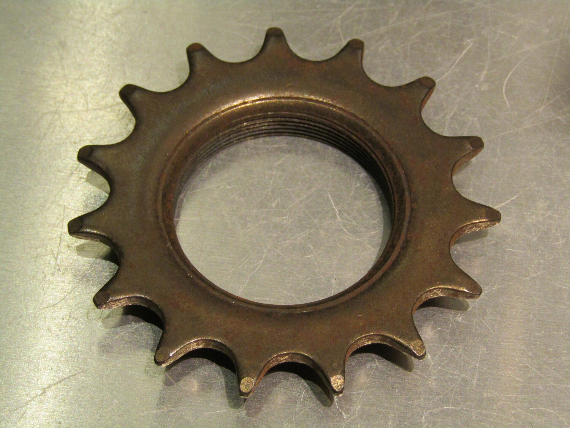 MAILLARD type Vintage 70's 15t 1/8 inch ENGLISH Thread fixed gear cog NOS! TL01 03-B01-002-03