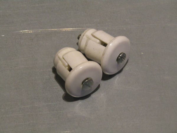 ..RALEIGH vintage 70's White handlebar plugs NOS! BX25A 02 - 10/7/19 RK13
