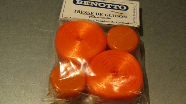 .BENOTTO ORANGE VINTAGE 70's/80's Handlebar tape NOS! BXC00E3