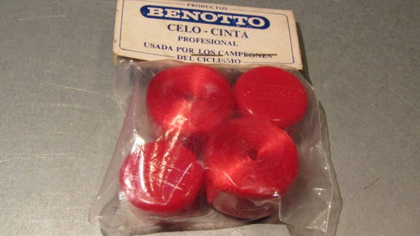 BENOTTO RED Handlebar tape Vintage 80's NOS! BX55a 01 8/2/19 RK