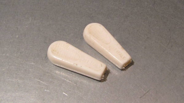 REG Vintage 70's/80's Gear / Hub QR Lever covers WHITE NOS! BX36a 0401 - 3/3/21 RK13