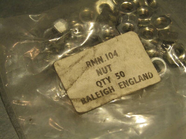 *RALEIGH RMW.  #104 NUTS 2X NOS! TL08 02-B01-002-02 5/3/21