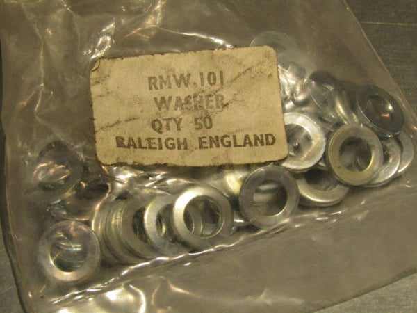 *RALEIGH RMW. #101 WASHERS 4X NOS! TL08 02-B01-001-02 5/3/21