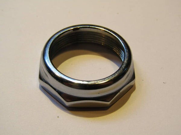 RALEIGH Chrome steel ENGLISH Thread headset LOCK-RING NOS! TL08 04-B01-C06-02 5/7/21