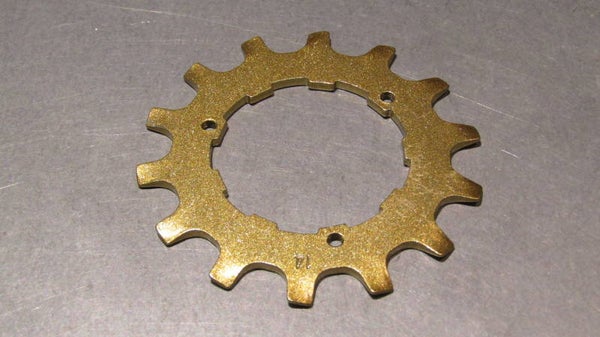 SHIMANO DURA ACE EX 14t FREE-HUB Cassette Threaded keeper Cog NOS! BX25a 0900 RK08