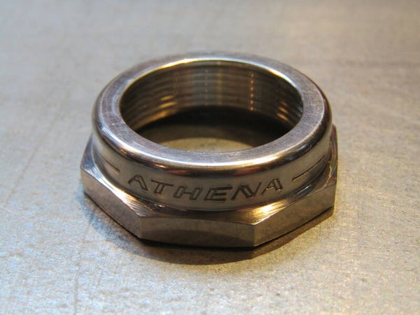 CAMPAGNOLO ATHENA ALLOY ENGLISH Thread Headset Lock-nut NOS! TL07 01-B01-C02-01 5/10/21