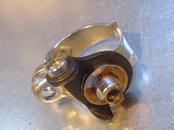 ZEUS GRAN SPORT right side CLAMP-ON gear lever clamp NOS! BB26C 59 - 12/08/19 RK03