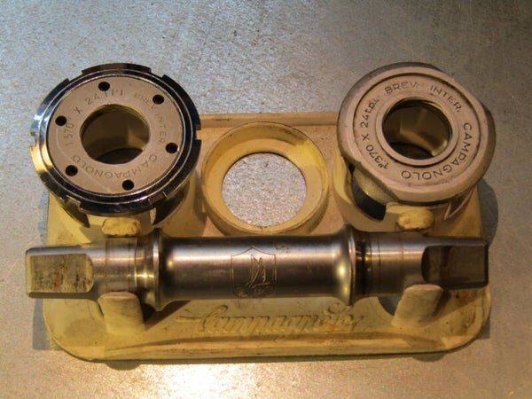 CAMPAGNOLO NUOVO RECORD ENGLISH Thread BB 115mm 2nd hand Beta01 D08-003-01 5/15/21