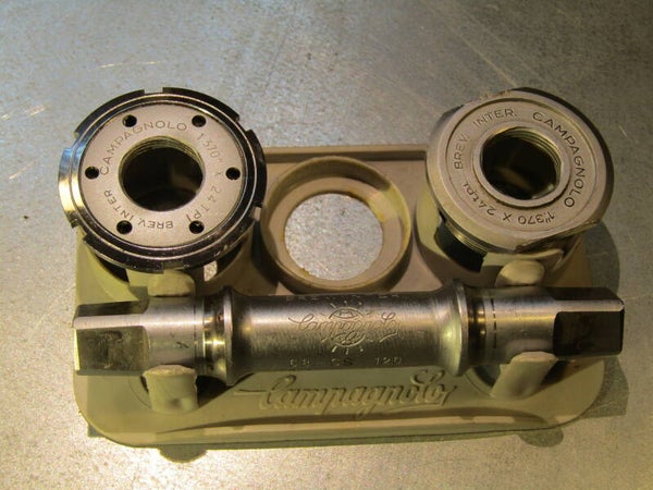 CAMPAGNOLO NUOVO RECORD ENGLISH Thread 1,370X24 TPI BB - 115mm 2nd hand Beta01 D08-003-02 5/15/21