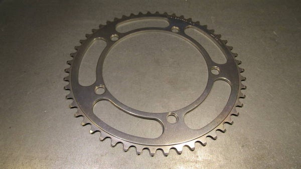 .CAMPAGNOLO NUOVO RECORD vintage 70's/80's 52t BREV. Road Chainwheel BCD 144mm 2nd Hand BXC00F25-004