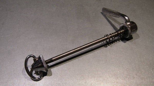 CAMPAGNOLO NUOVO RECORD VINTAGE 70's FRONT FLAT LEVER / CONE NUT Hub QUICK RELEASE 2nd Hand BX48a3