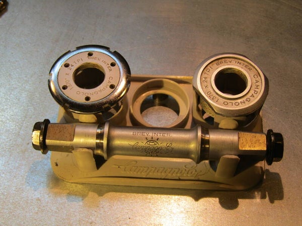 CAMPAGNOLO RECORD ( NUOVO RECORD ) ENGLISH Thread THICK WALL BB set 2nd hand Beta01 D08-002-03 5/18/21