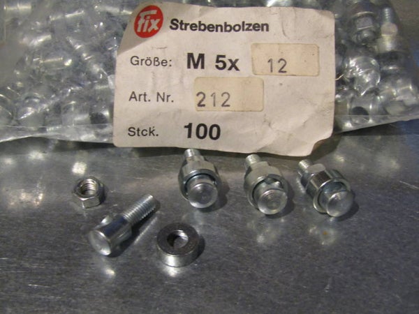 FIX M 5x HONJO / LEFOL TYPE Fender mounting hardware 4X NOS! BB21 56 - 12/16/19 RK10*