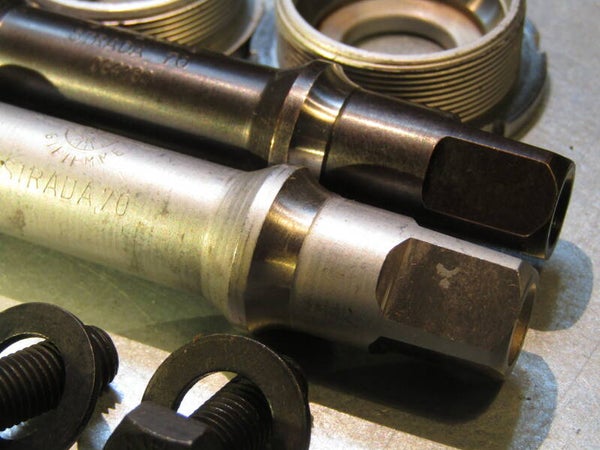 GIPIEMME SPECIAL/SPRINT ITALIAN Thread 36X24F Bottom bracket 2X Spindles NOS! Beta01 D07-004-01 5/20/21