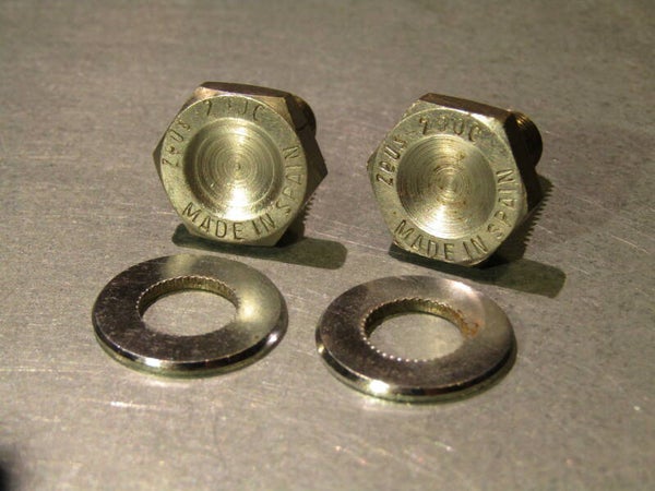 ZEUS 2000 STEEL 16mm crank arm bolt set with washers 2nd hand Beta01 D01-001-08 5/22/21