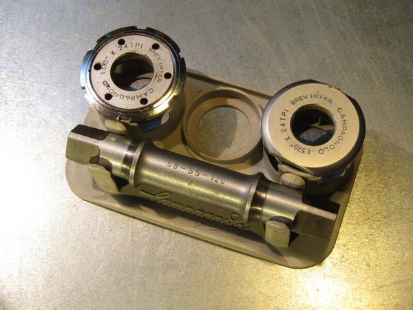 CAMPAGNOLO RECORD ( NUOVO RECORD ) ENGLISH Thread 1,370X24TPI THICK WALL BB 2nd hand Beta01 D07-004-02 5/24/21