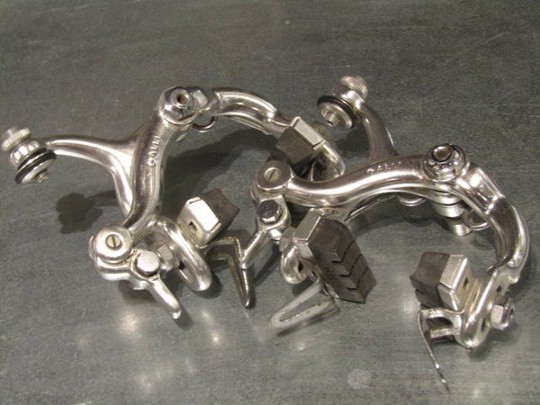 ..GALLI CRITERIUM Vintage 80's recessed mounting brake CALIPER set 2nd hand BX37A 55 - 1/18/20 RK01