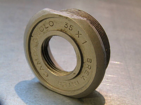 CAMPAGNOLO NUOVO RECORD French Thread 35X1 Thick FIXED Bottom bracket cup NOS! BOR03 004-06 5/29/21