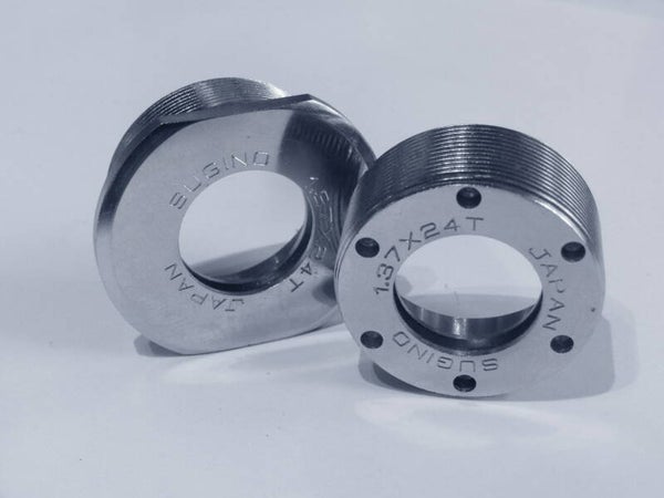 SUGINO ENGLISH Thread  1,37X24TPI Bottom bracket cup set NOS! BG02 003-02 5/31/21