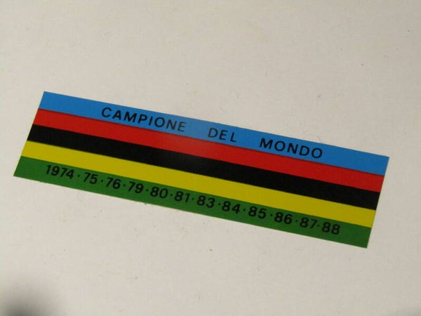 ALAN CAMPIONE DEL MONDO WORLD CHAMPION Sticker NOS! BOR10 003-04 6/4/21