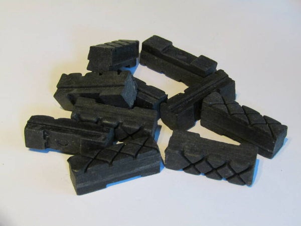 RALEIGH Type Brake blocks, block only 10X NOS! BOR13 003-05 6/9/21