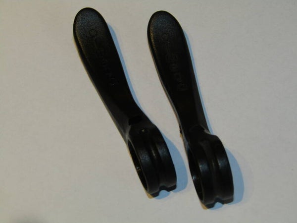 OFMEGA Nylon DOWN TUBE gear lever set, levers only NOS! BOR15-003-01 6/15/21