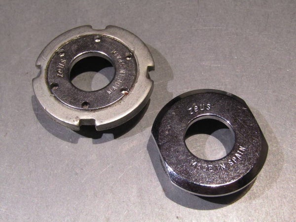 ZEUS GRAN SPORT FRENCH THREAD Bottom Bracket cup-set with ORIGINAL LOCK RING NOS! BXC00D18