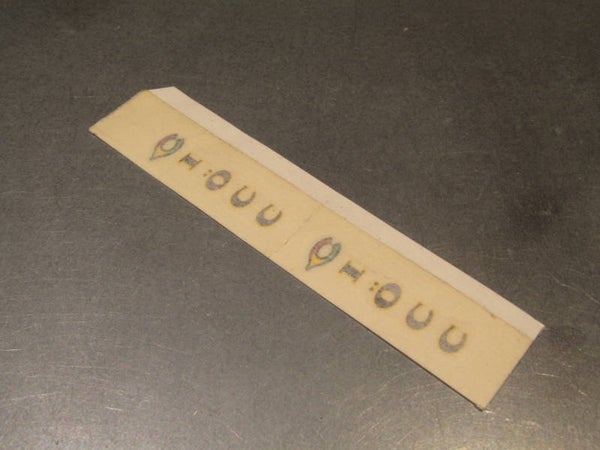 .CIOCC Frame/fork Transfers 2X 7cm / 23mm NOS! BXC00D25