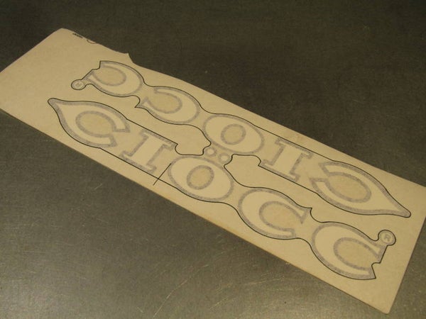 CIOCC Frame DOWN TUBE Transfer ( WHITE ) 19cm / 6cm NOS! BXC0D26