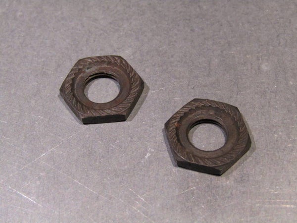 CAMPAGNOLO NUOVO RECORD ( 77 ) Front Hub Axle LOCK-NUTS 9X26 NOS! BXC00D25